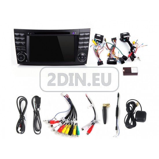 MERCEDES E-Class W211, CLS W219 - МУЛТИМЕДИЯ / Навигация Android CPU:8-Core, RAM:4Gb DVD + DSP + CARPLAY + ANDROID AUTO + SIM